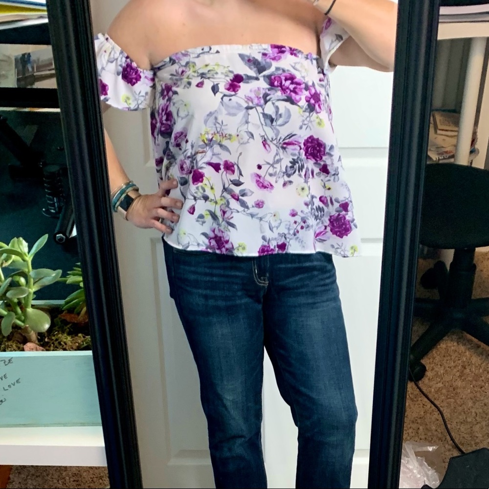 Floral Off the Shoulder